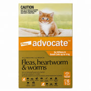 Advocate Topical Solution for Cats 5.1-9 lbs (up to 4 kg) - Orange