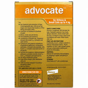 Advocate Topical Solution for Cats 5.1-9 lbs (up to 4 kg) - Orange