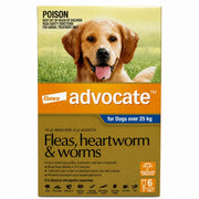 Advocate Topical Solution for Dogs 55.1-88 lbs (over 25 kg) - Blue