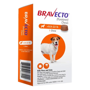 Bravecto Chews for Dogs 9.9-22 lbs (4.5-10 kg) - Orange