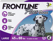 Frontline Plus Topical Solution for Dogs 44.1-88.1 lbs (20-40 kg) - Purple