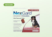 NexGard Chewables for Dogs 60.1-121 lbs (25-50 kg) - Red