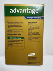 Advantage Topical Solution for Dogs over 55.1 lbs (over 25 kg) - Blue