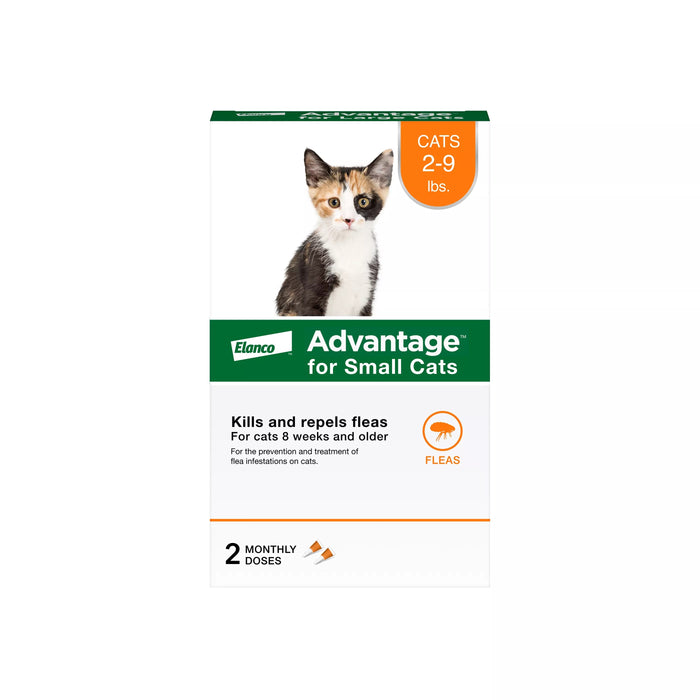 Advantage Topical Solution for Cats up to 8.8 lbs (up to 4 kg) - Orange