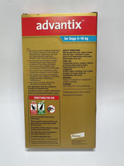 Advantix Topical Solution for Dogs 8.9-22 lbs (4-10 kg) - Teal