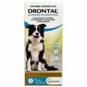 Drontal Allwormer for Dogs up to 22 lbs (up to 10 kg) - Blue