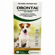 Drontal Allwormer Tablets for Dogs up to 6.6 lbs (up to 3 kg) - Green