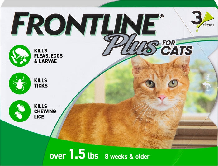 Frontline Plus Topical Solution for Cats and Kittens — AU Green Pack