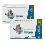 Revolution Topical Solution for Cats — 5.1–15 lb — US packaging reference — 12 doses