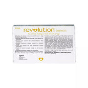 Revolution Topical Solution for Dogs — 40.1–85 lb — US packaging reference — back view