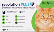 Revolution Plus Topical Solution for Cats 11.1-22 lbs (5.1-10 kg) - Green