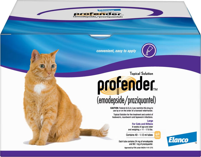 Profender Topical Solution for Cats 11.1-17.6 lbs (5-8 kg) - Red