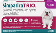 Simparica Trio Chews for Dogs 5.6-11 lbs (2.6-5 kg) - Purple